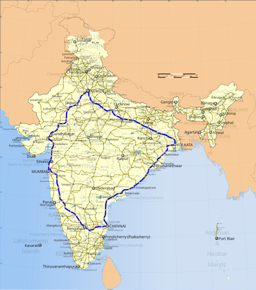 Golden Quadrilateral